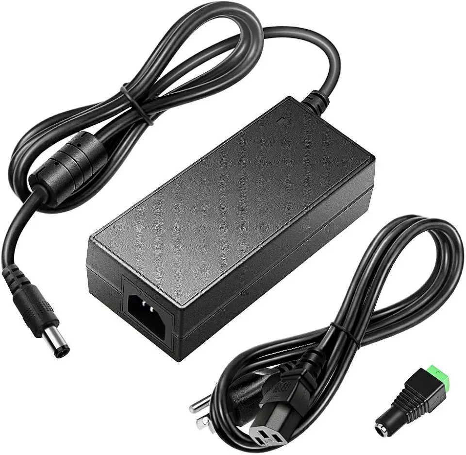 SHNITPWR Fonte de alimentação 24 V CC Adaptador de energia 24 V 5A 120W 100V~240V AC para DC Conversor Transformador 5,5 x 2,5 mm Plug para 5050 3528 Luz de LED Impressora 3D Driver CCTV Sistema de Segurança LCD Monitor