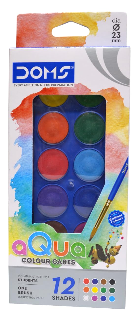 7427 Water Colour Cake 23mm 12 Shades