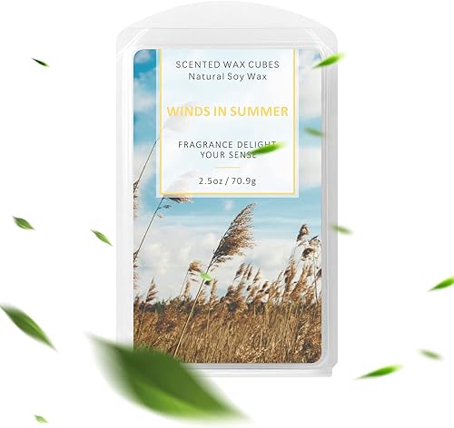 Miniatura 6 de LA BELLEFÉE Cubos de cera para derretir 4 paquetes, decoración de cera perfumada, cera de soja hecha a mano para calentar 4 aromas de vientos en