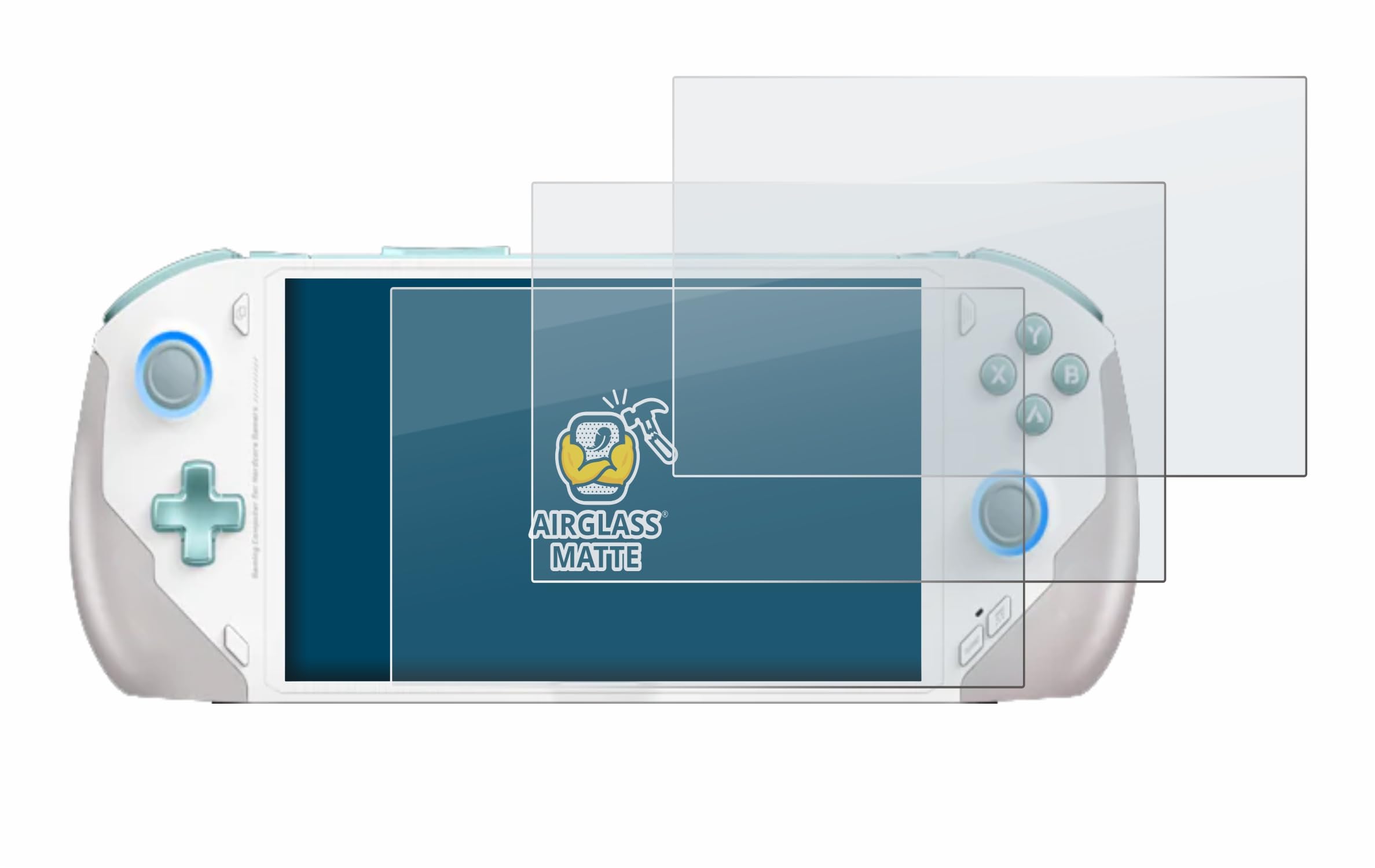 brotect Anti-Glare Glass Screen Protector Matte Compatible with OneXPlayer OneXFly (3 Pack) - Anti-Scratch 9H Protection Film