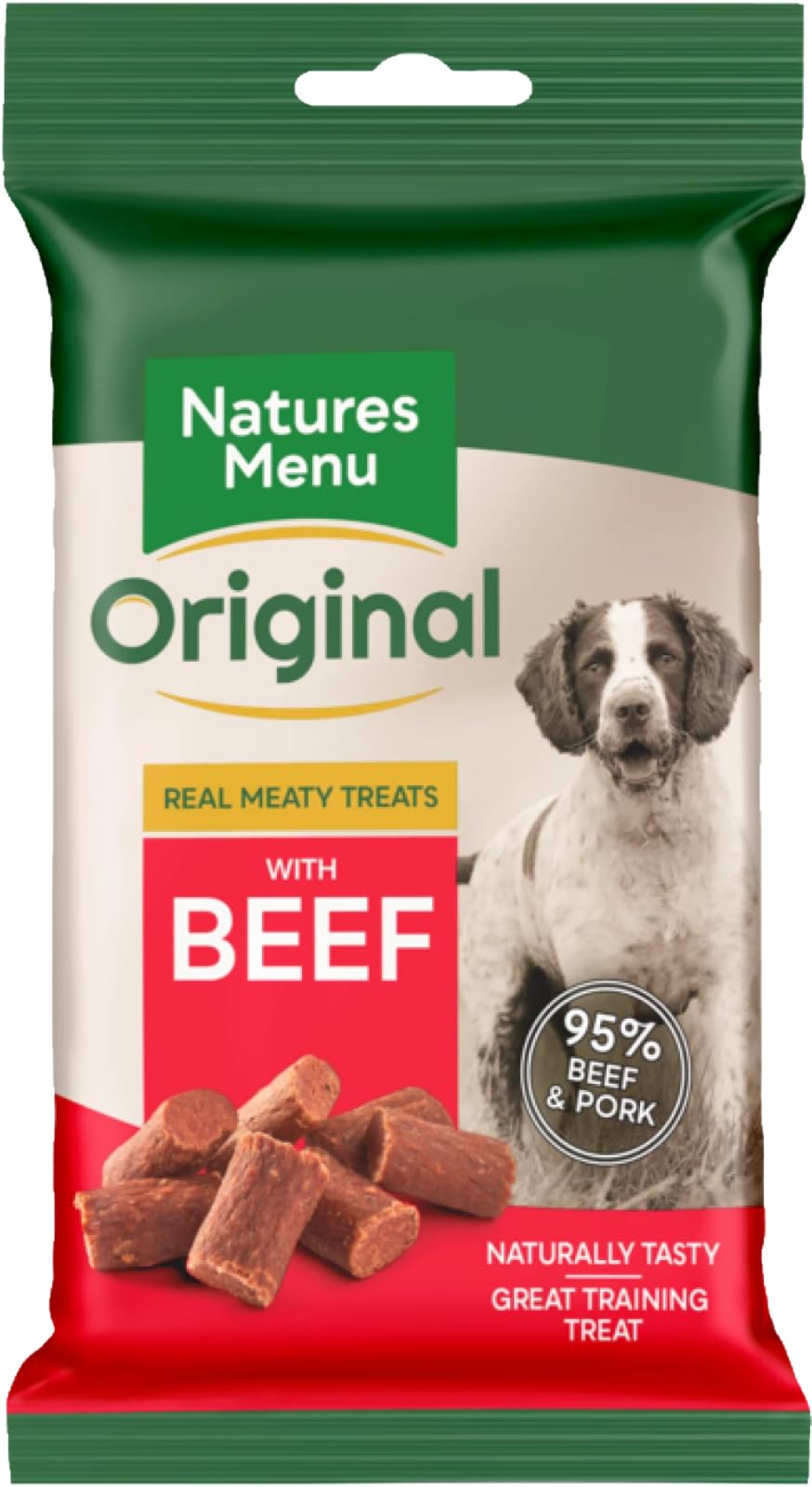 NATURES MENU ORIGINAL MIXED VARIETY REAL MEATY TREATS DOG PUPPY TREATS 50G - CASE OF 12 (3 FLAVOURS), 600 g (Pack of 1) - Image 4
