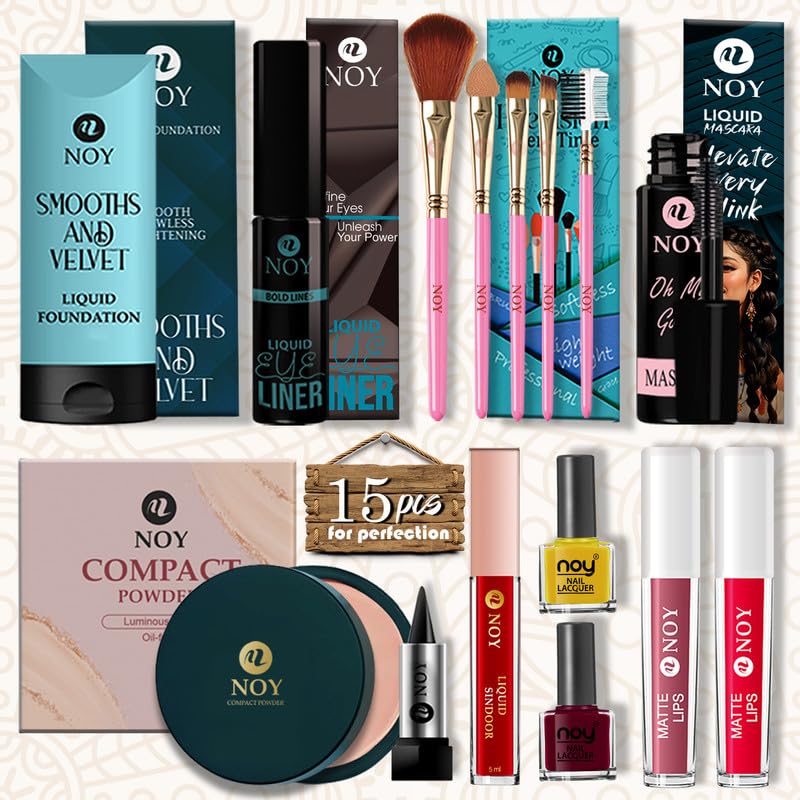 NOY Full Set Makeup Kit For Girls Easy-To-Use Makeup For Girls Womens Gift Box #12-image-2