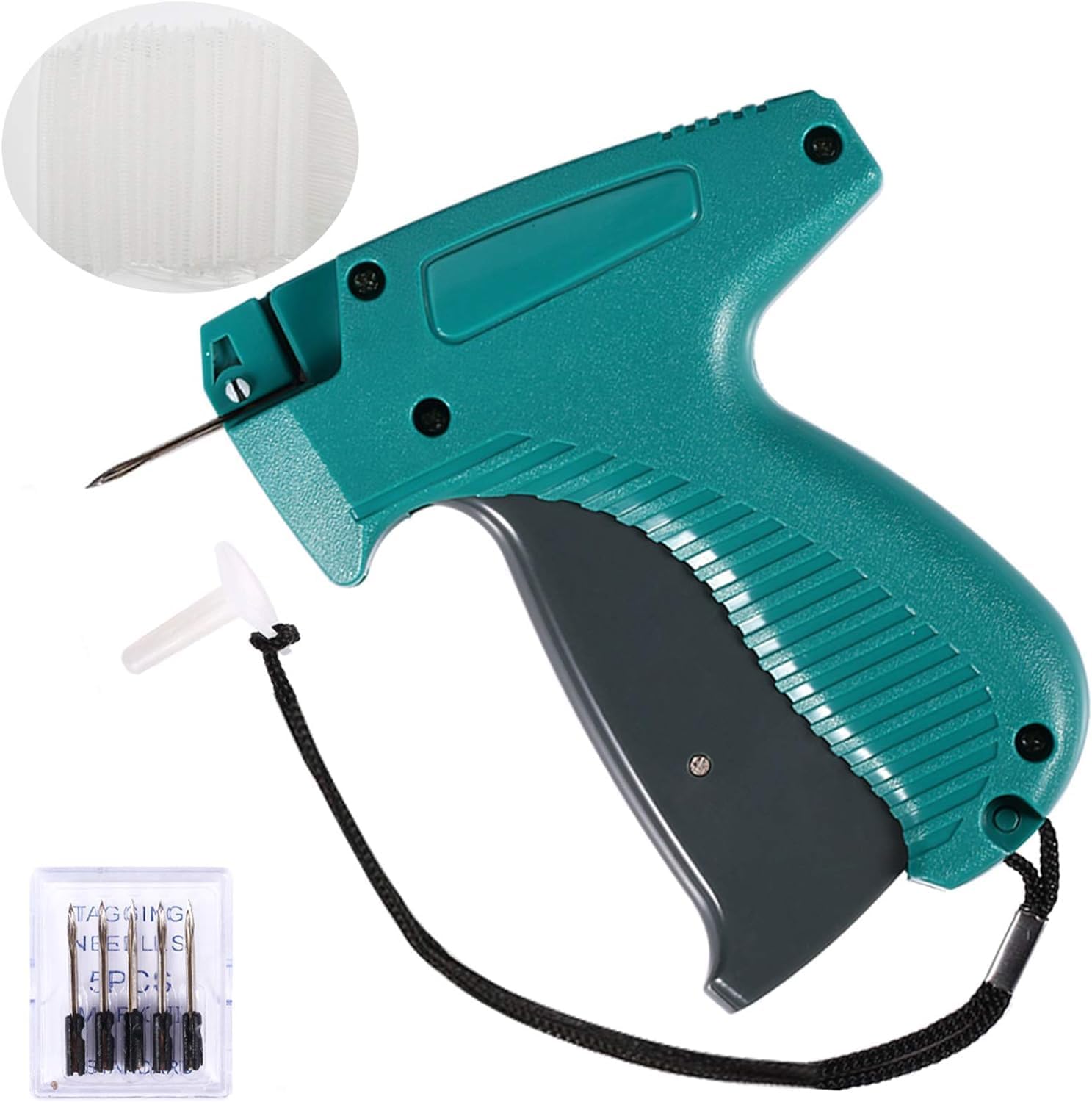 Price Tagging Gun for Clothing,(Not Stitch Gun)Standard Retail Price Tag Attacher Gun Kit for Clothes Labeler with 6 Needles & 1000pcs 1" Barbs Fasteners & Organizer Bag for Store Warehouse Yard Sale 1000 1" Fasteners+Tag Gun
