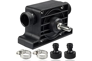 Mesee Hand Electric Drill Powered Water Pump with Hoses