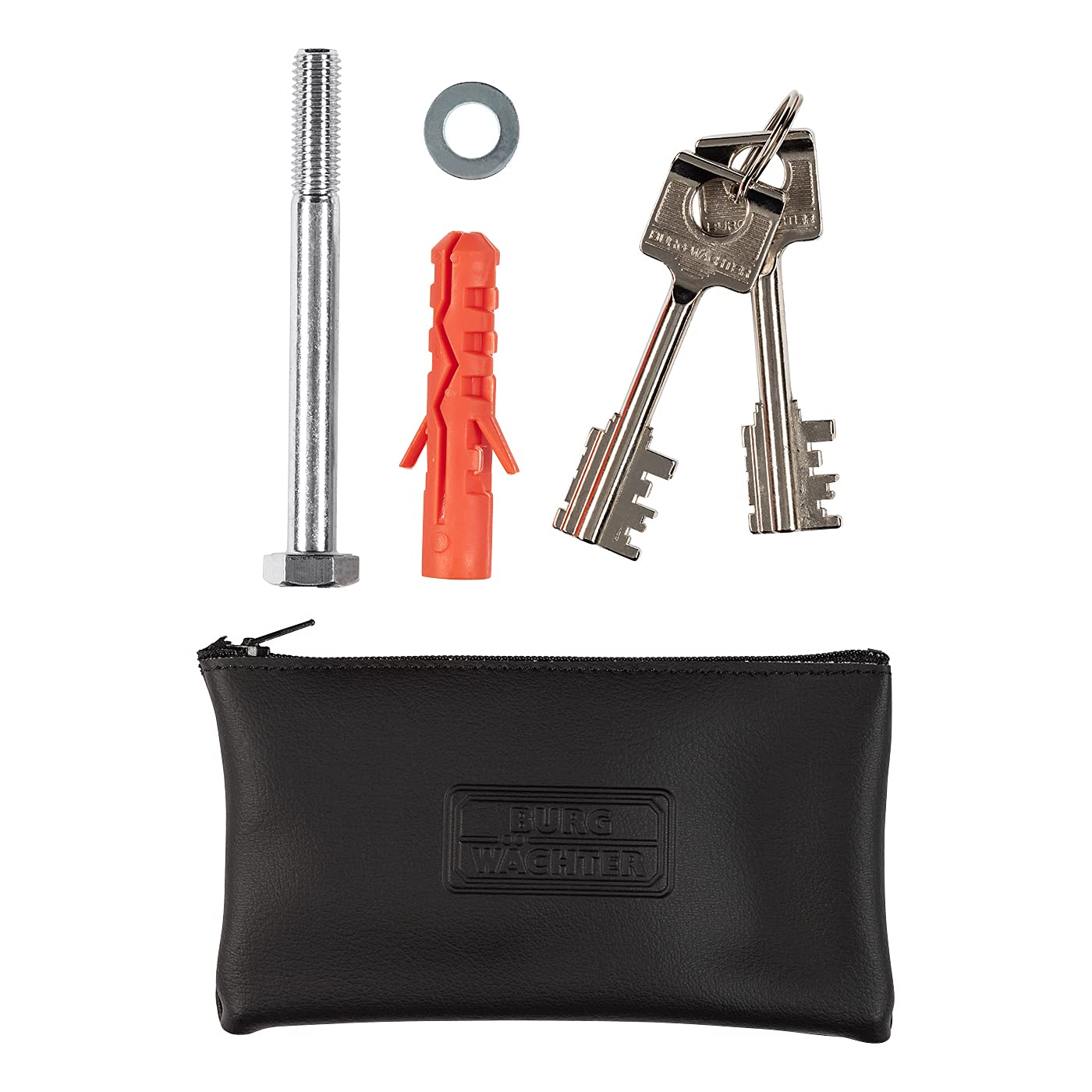 BURG-WÄCHTER Coffre-fort pour mobilier avec clé, Karat, Anti-feu, Degré de résistance 0 (N), testé VdS, 25,80 l, 48,0 kg, MT 640 K, Gris