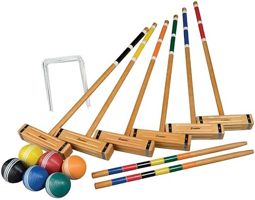 Miniatura 10 de Franklin Sports Juego de croquet para seis jugadores