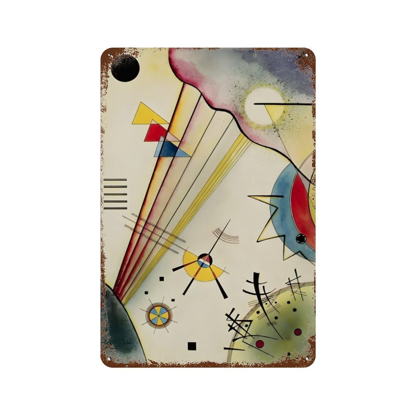 xiaoxiaoshen Wassily Kandinsky (22) Wall Decor Art Metal Tin Poster Modern Home Decor Art Home Bar Shop Decorations Vintage Sign 30x20cm