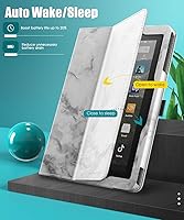 Vista 6 de MoKo - Funda compatible con la tablet Kindle Fire HD 8 y 8 Plus (10 generación, versión de 2020), funda de soporte plegable y diseño delgado