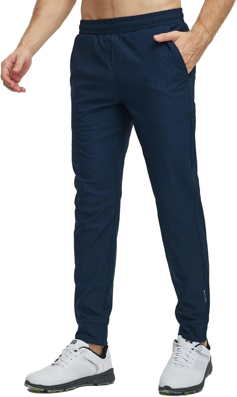 M MAELREG Ανδρικό φούτερ με τσέπες Ελαφρύ αναπνεύσιμο Casual Workout Αθλητικό παντελόνι γκολφ Ανδρικό Joggers Navy