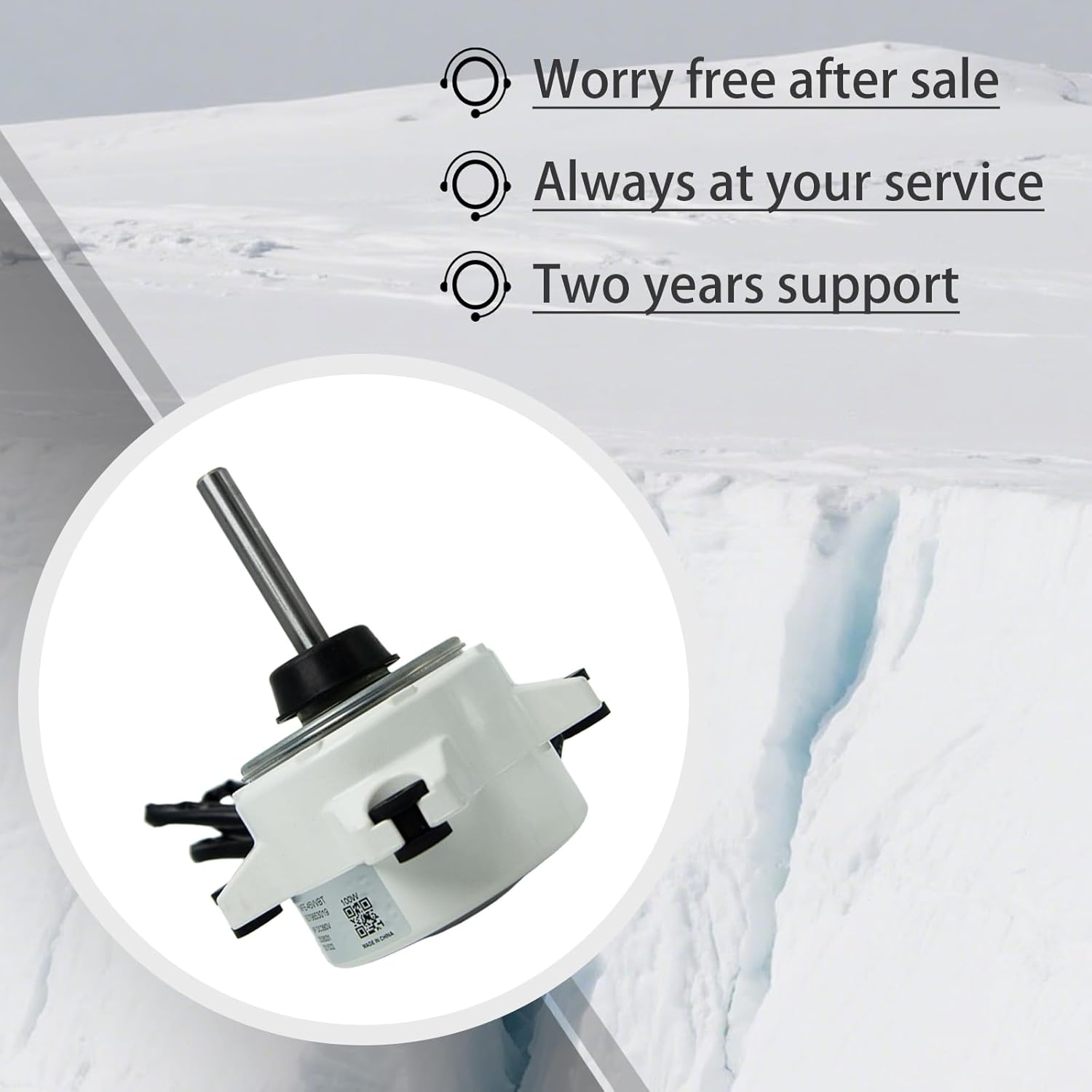 Condenser Fan Motor Compatible with Fujitsu Mini Split AC Systems – OEM Replacement Part for 9379853019