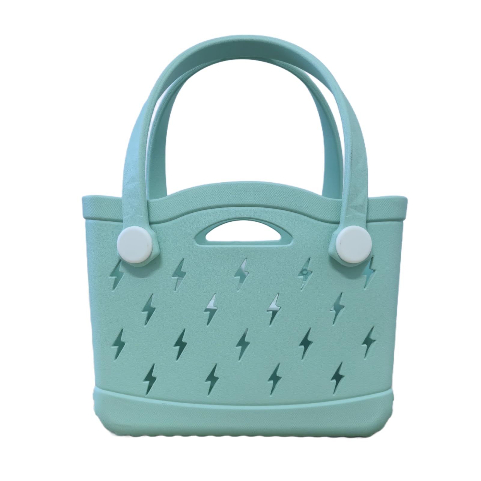 GripEase EVA Womens Beach Bag Waterproof Tote Bag Stylish Lightweight Compact Size 10.24x8.66x4.72 InchesMultiple Colors