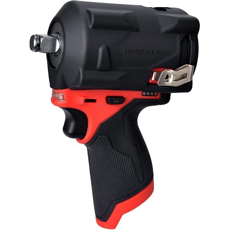 iGuerburn 49-16-2554 Impact Driver Protective Boot Fit for Milwaukee M12 Fuel 1/2 (2555-20, 2555P-20) and 3/8 Stubby Impact Wrenches (2554-20)