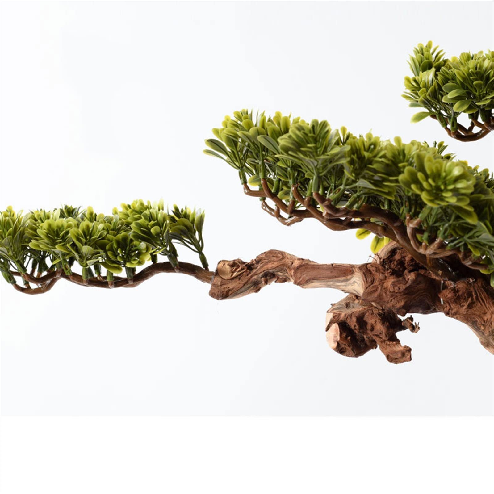 Bonsaï Artificiel Bonsaï artificiel chinois, plante de Simulation de salon, bonsaï d'intérieur, plante verte de pin de bienvenue, plante en Pot en céramique, faux arbre, ornements de bureau Plantes ar
