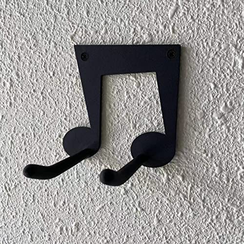 Fkka Guitar Wall Mount Hanger, Ukulele Mount, Steel Guitar Hangers For Wall, Guitar Hook Holder For Bass, Guitar, Violin, Black #TOP2