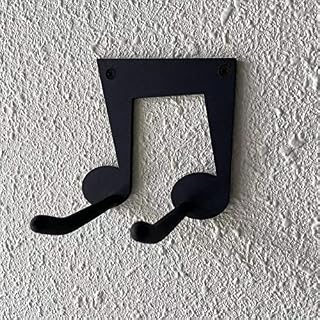 Guitar & Ukulele Wall Mount – Steel Hangers for Bass, Violin, Black - Les Beatles, Paul McCartney, John Lennon, RIngo Starr, George Harrison