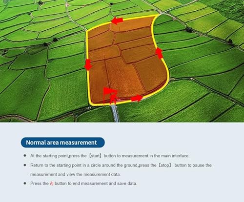 wanggan Handheld GPS Land Meter, GNSS Receiver with Color Screen for Area Measurement,Farmland,Field Survey - Image 6