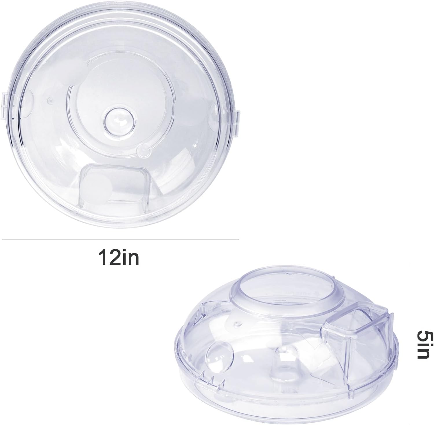 2 1/2 Quart Water Pan (Basin) for Rainbow Vacuum Cleaner E2 Type 12 Transparent Vacuum Water Pan