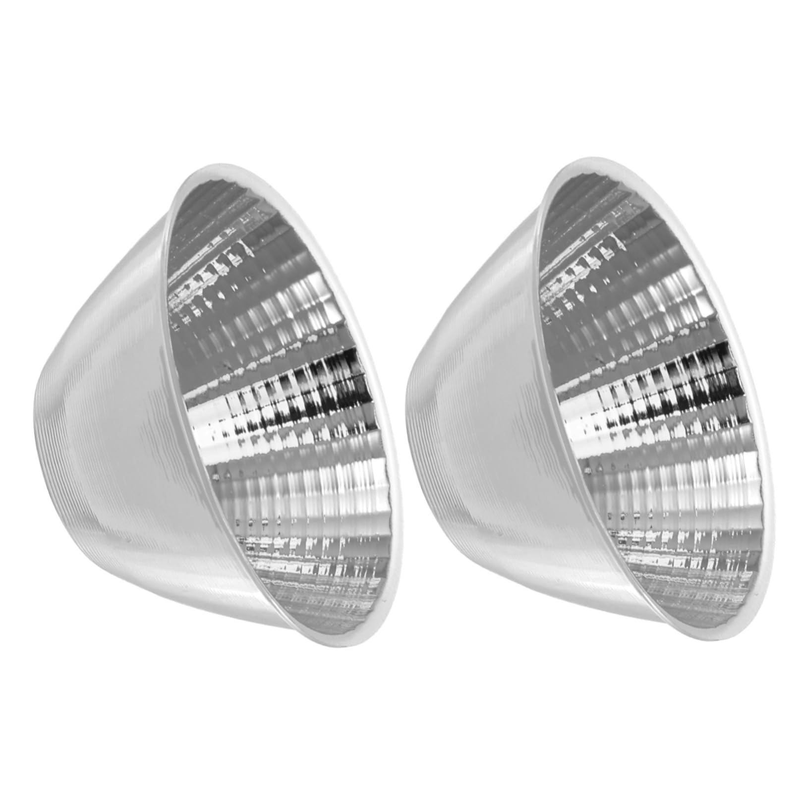 HAWILLOSCH Universal Flashlight Cap Reflective Aluminum Hoop Light Reflector for Flashlight Fixture