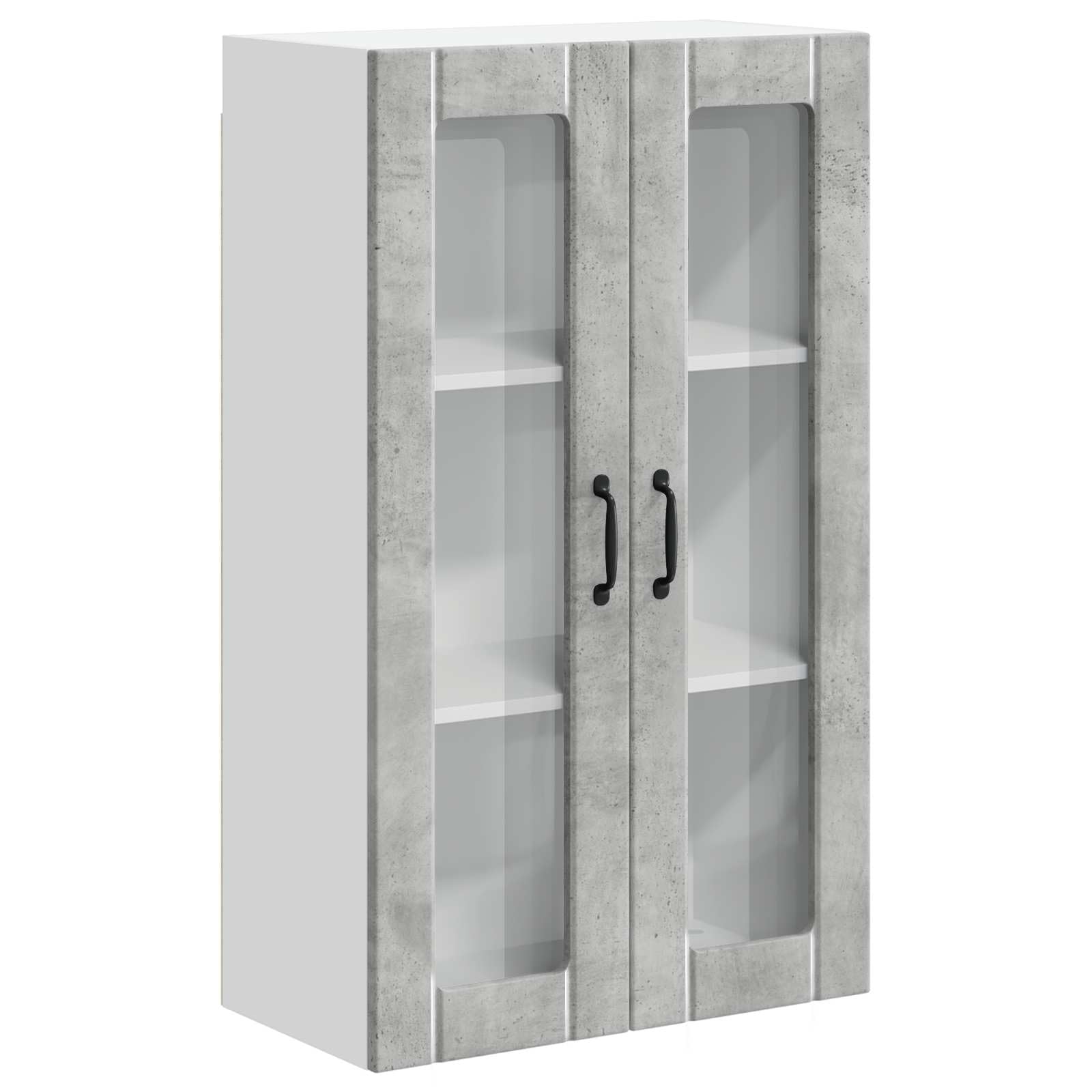 Armadio 60x31x100 cm con 2 ante con 3 ripiani in legno