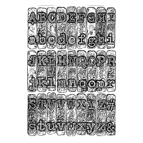 Sizzix 3-D Texture Fades Embossing Folder 664760 Typewriter By Tim Holtz One Size, Multicolour. Personalize And Customize Your Projects With Typewrite