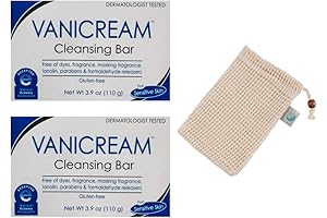 Vanicream Bar Soap Duo with Loofah