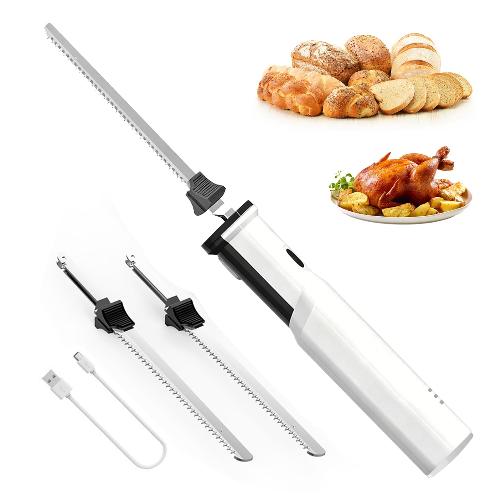 Kabelloses Elektromesser, Akku Elektrisches Messer für Fleisch