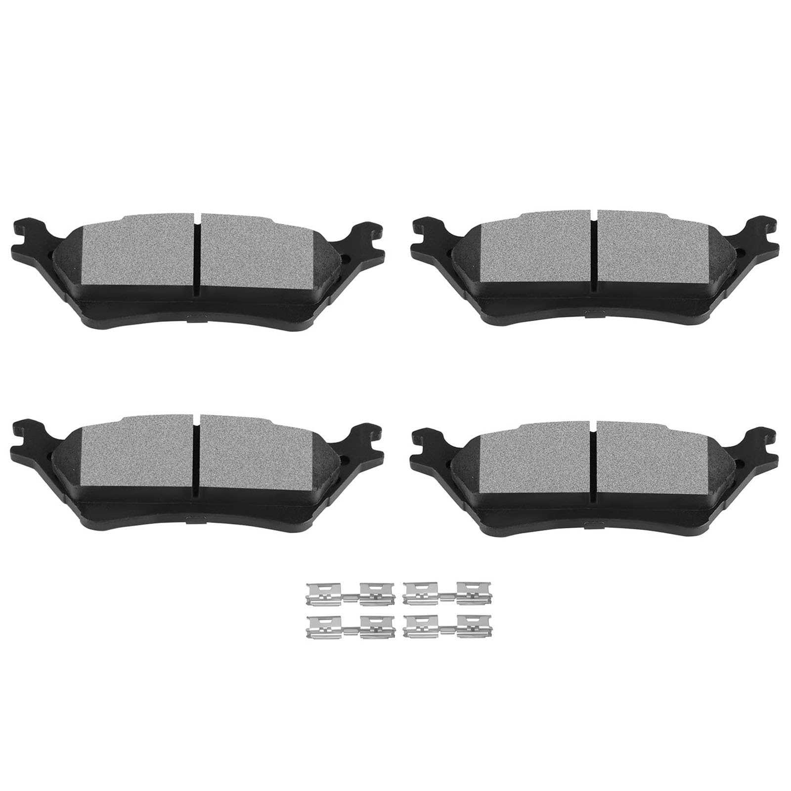 SCITOO D1602 Rear Semi-Metal Brake Pads Sets Fit For Ford For F-150 2012-2020