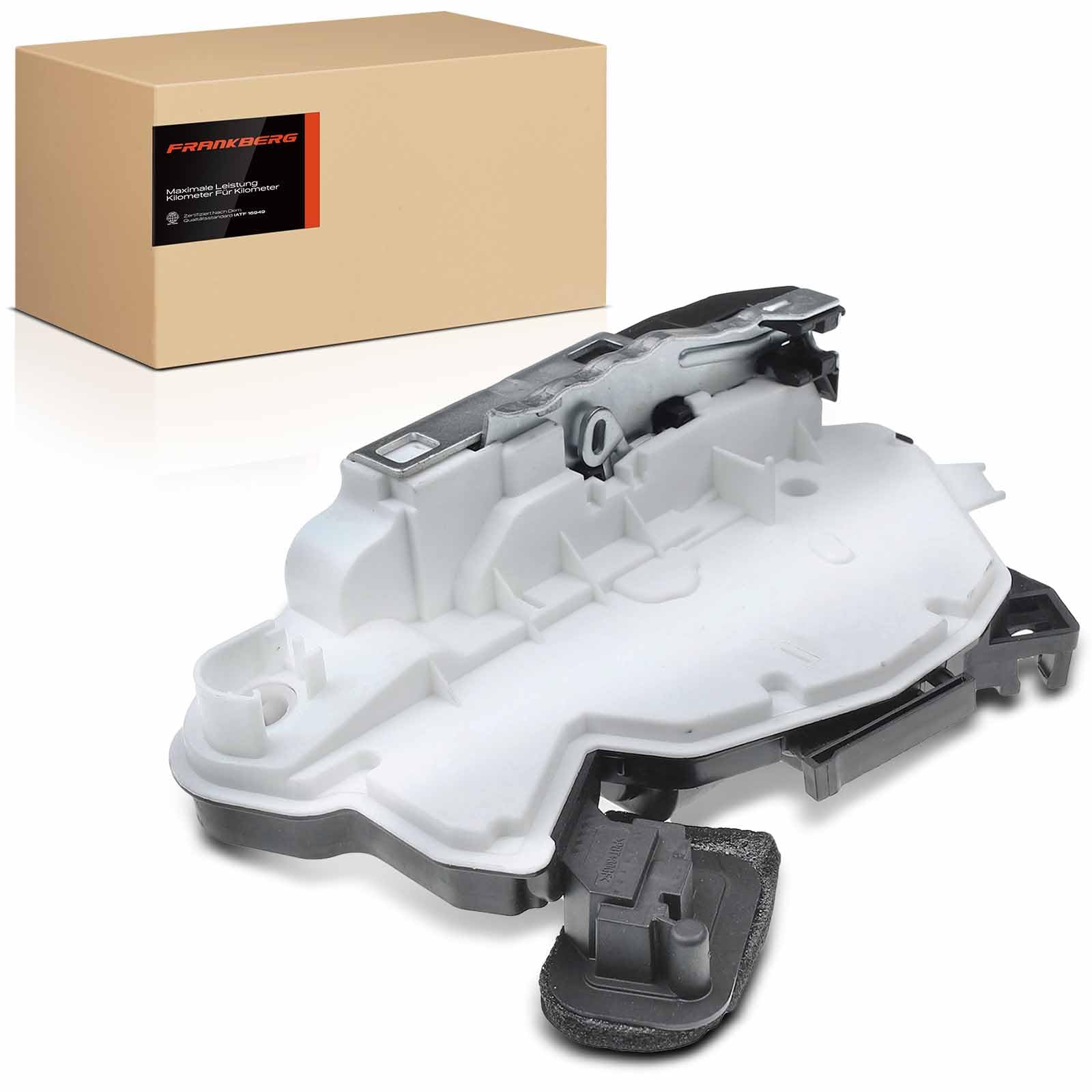 Frankberg Serratura porta serratura auto Anteriore sinistro Compatibile con Polo 6C1 6R1 Golf VI 5K1 Golf VII 5G1 BE1 BE2 BQ1 Golf Sportsvan AM1 AN1 Golf VII Variante BA5 BV5 Replace# 5K0837349B