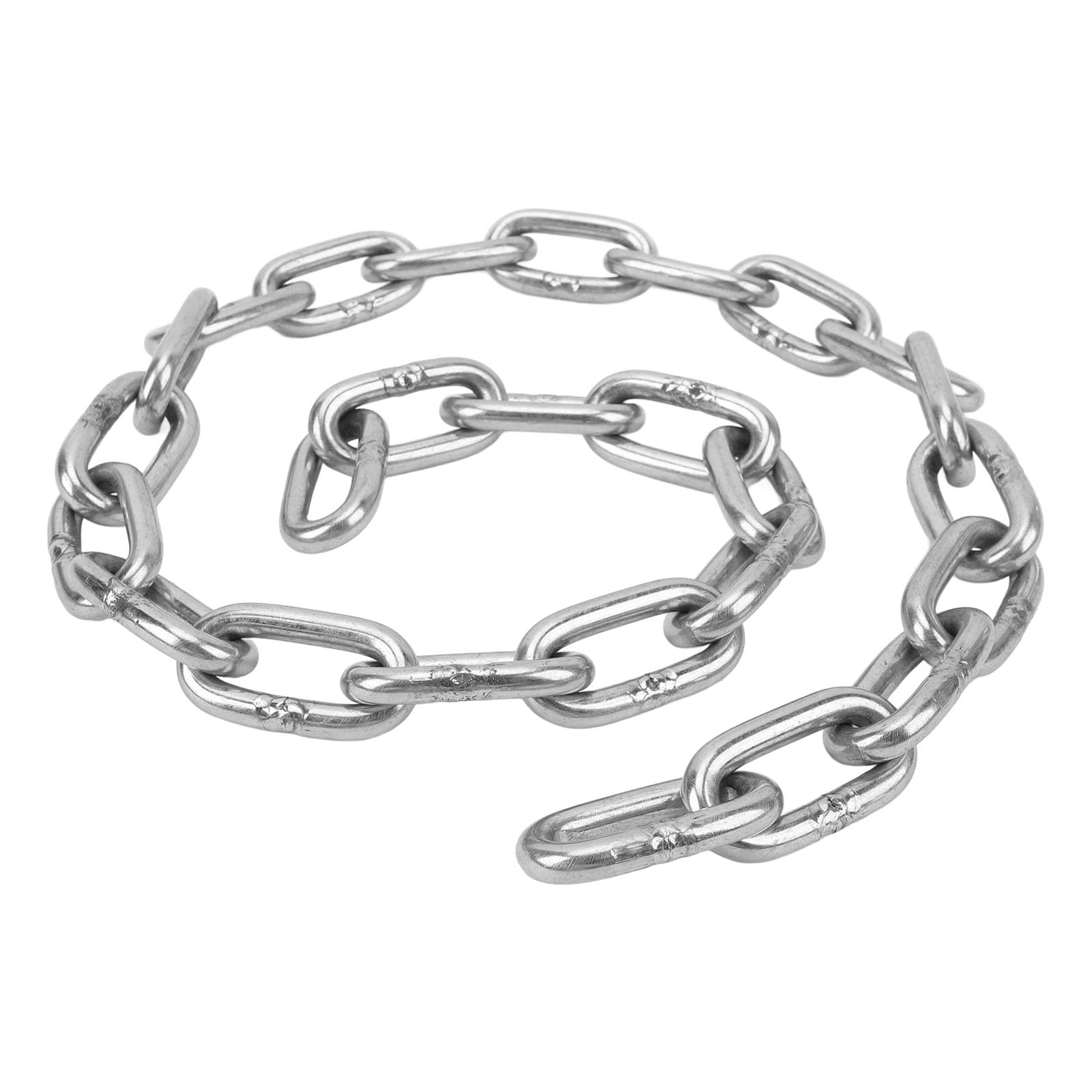 Cadena de Ancla para Barcos, 8 Mm, Acero Inoxidable 316, Grado Marino, Fijación Segura Universal, Reemplazo de Cadena de Plomo de Ancla Versátil para Yates Marinos, Barcos de Pesca