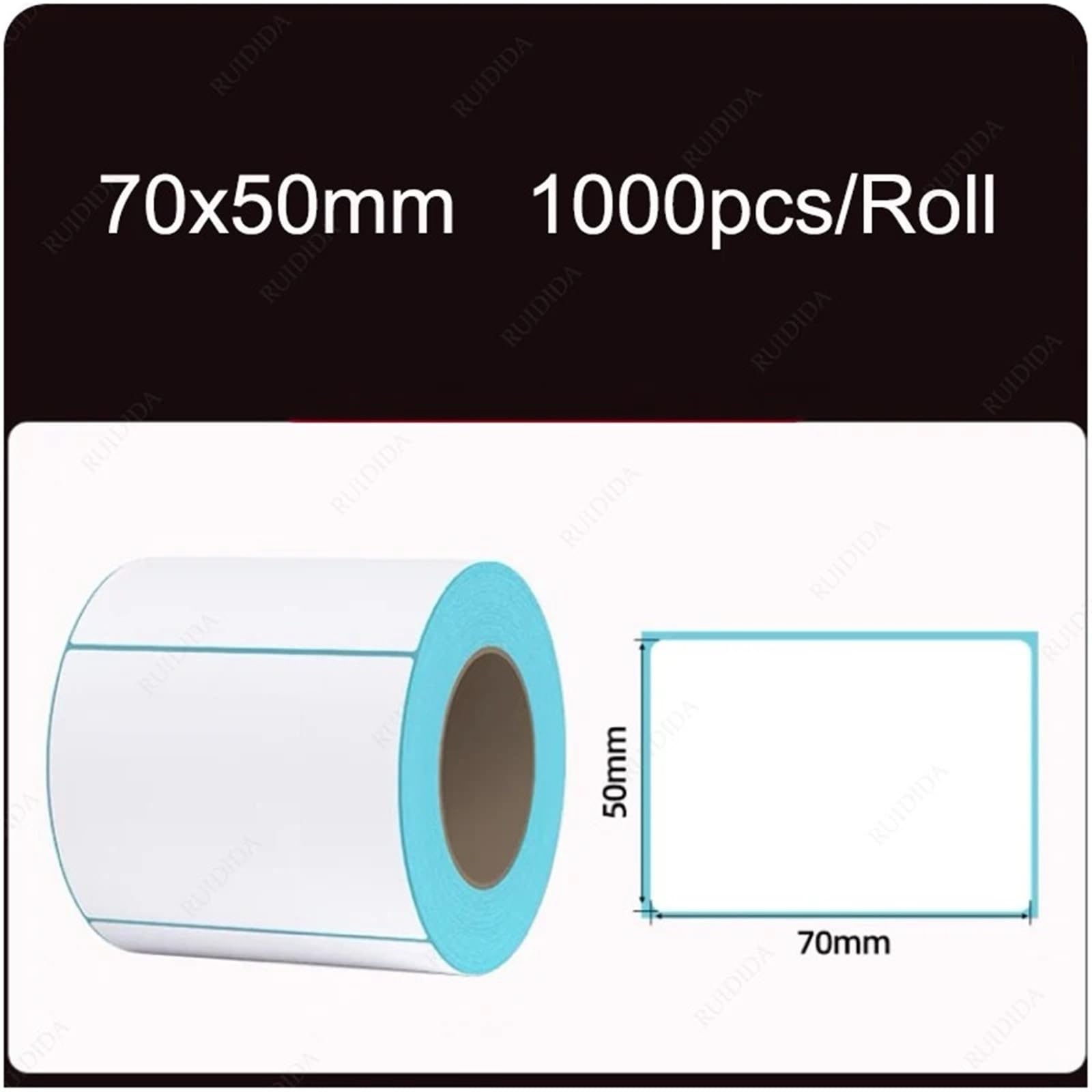Etiquetas autoadhesivas térmicas de 40-100 mm, no se necesita cinta