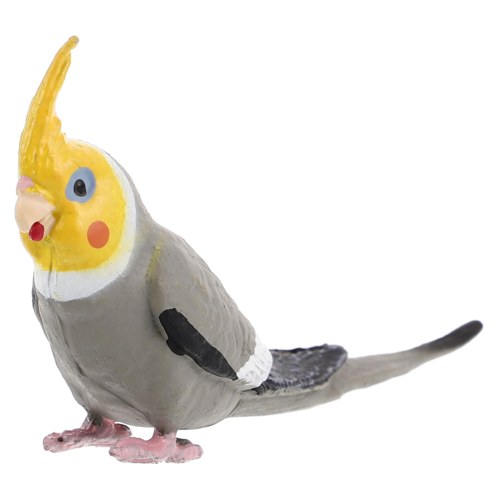 Figura de pájaro artificial realista: modelo cacatúa para decoración exterior 8