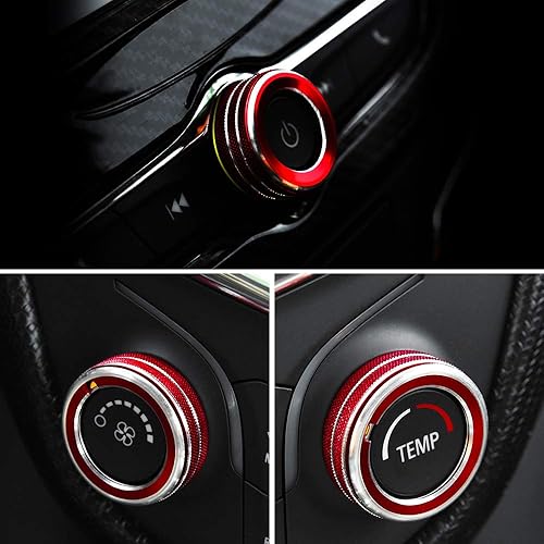 Miniatura 6 de CARFIB Calcomanías de volumen de CA para Chevrolet Chevy EQUINOX LT, accesorios de control de aire, calcomanías de sincronización automática, tapas