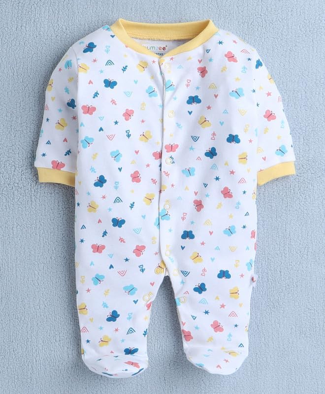 Image of 100% Cotton Rompers for New Born Baby Sleepsuits Jumpsuit Night Suits for Baby Boys & Girls |Onesies| Infant Clothes Pack Of 3