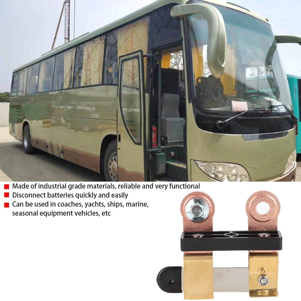 FLEXMAN Knife Blade Switch, Post Battery Disconnect Switch, Battery Disconnect Knife Blade Switch, Post Knife Blade Master Switch for Yachts, Ships, Marine, Seasonal