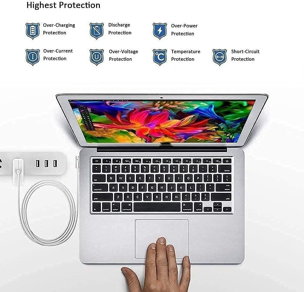 Universal Charger, 60W L-Tip Laptop Charger Compatible with Mac Book Pro Before Mid 2012, Magnetic Powerful Connect, Original Quality image 3 of 7 B09ZXQV3B8