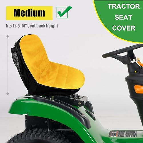 Miniatura 9 de Funda de asiento para cortacésped de 11 pulgadas compatible con John Deere Craftsman Cub Cadet Kubota funda universal para tractor de cortacésped