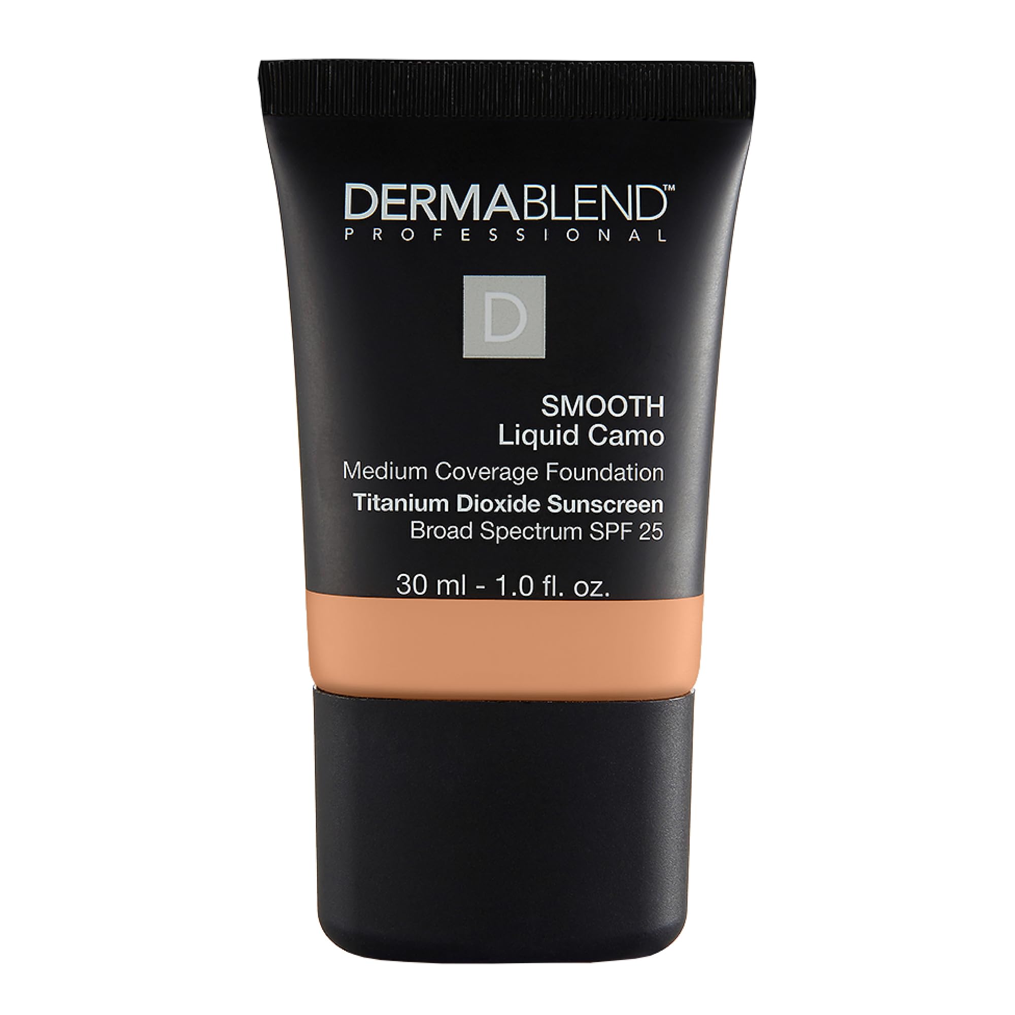 Dermablend Smooth Liquid Camo Foundation for Dry Skin with SPF 25, Medium Coverage Foundation and Hydrating Makeup 40N Chestnut