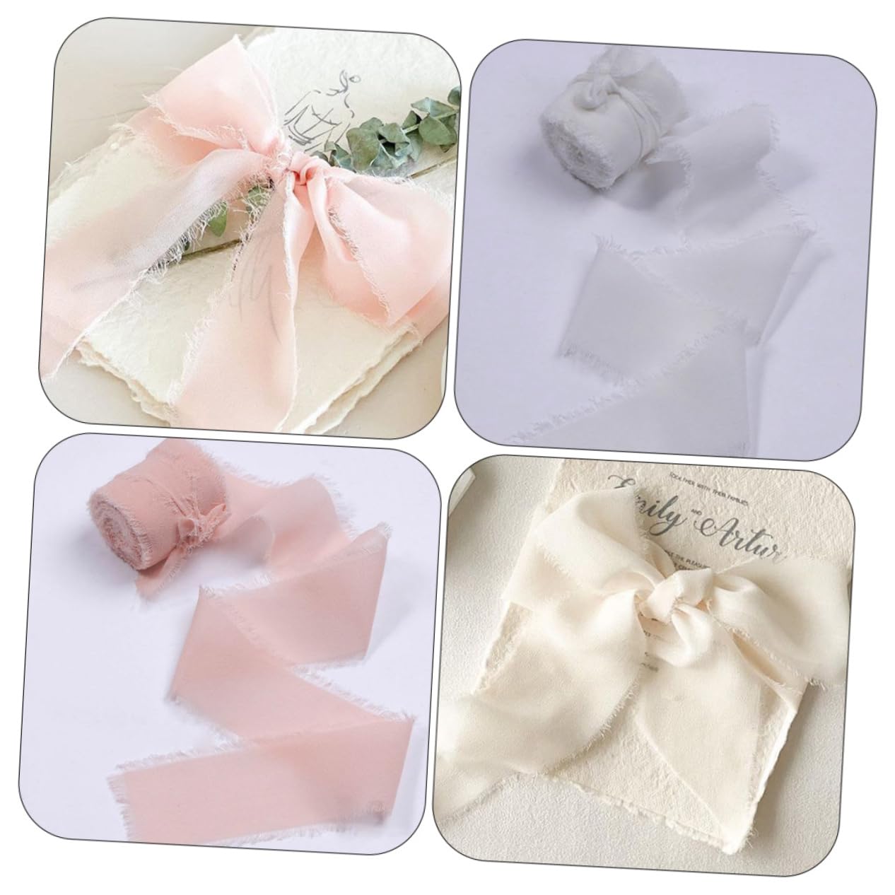 ARTIBETTER 10rollen Multifunktionale Blumenbänder Fransige Dekorationsbänder Für Hochzeitsarrangements Geschenkverpackungen Und -projekte Yards Pro Leicht Und Langlebig