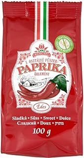 Hungarian Sweet Paprika (3.5oz/100g) Imported from Hungary, Gourmet Quality, Mild and Rich Flavor for Goulash, Stews, Roasts and Rubs
