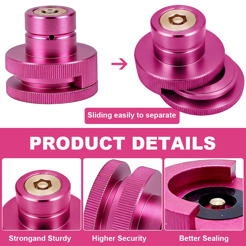 Quick Connect Adapter für CO2 Soda, Soda Quick Connect Adapter, Kompatibel mit Duo/Art/Terra Sprudelwasserbereiter, Quick-Adapter für Anschluss de Original CO2-Zylinder mit Trapezgewinde TR21-4