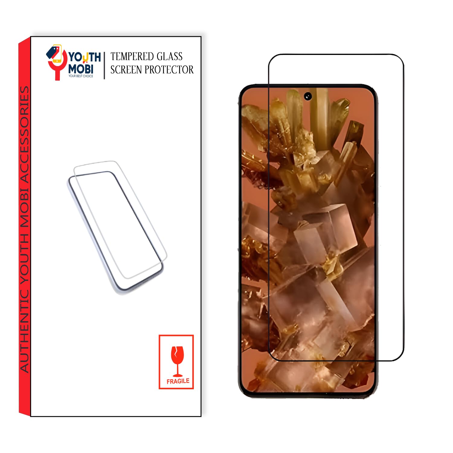YOUTH MOBI Tempered Glass Screen Guard Protector For Google Pixel 8 5G (6.2 Inch) Smartphone With Edge To Edge Full Screen Coverage And Easy Installation Kit,Pack Of 1 (B0CLF2VCWV) Amazon Price History, Amazon Price Tracker