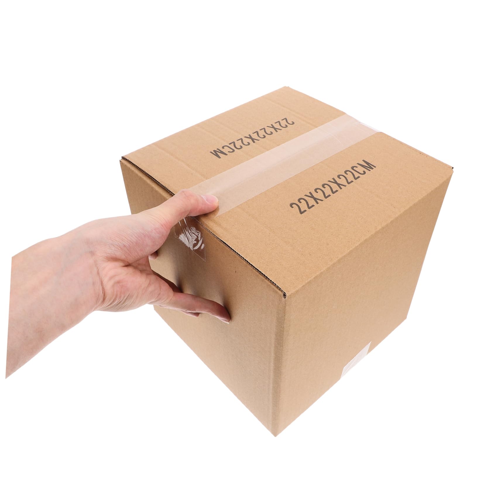 HOMSFOU 5 Pièces Lot de Boîtes Carton Carrées Cartons Emballage Moyens Robustes Durables