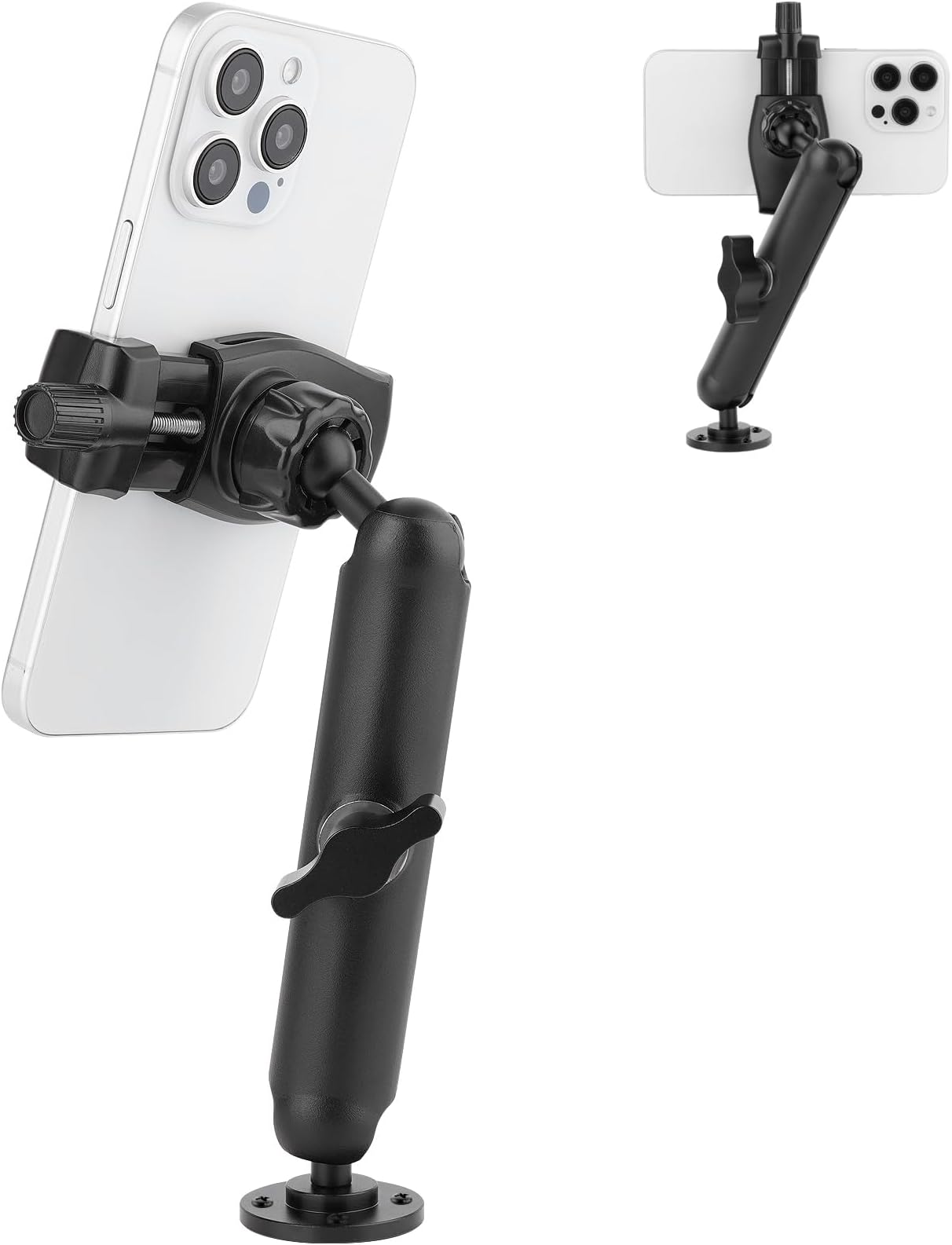 Arkon 22 inch Smartphone and Midsize Tablet Car Seat Rail Mount for iPhone 5 Samsung Galaxy S5 S4 Note 3 Galaxy Tab 3 7.0 8.0 main image 1