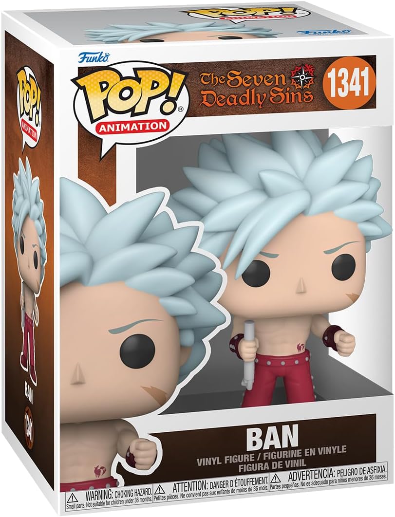 Funko POP! Animation: Seven Deadly Sins - Ban - Collectable Vinyl Figure - Gift Idea - Official Merchandise - Toys for Kids & Adults - Anime Fans - Model Figure for Collectors and Display