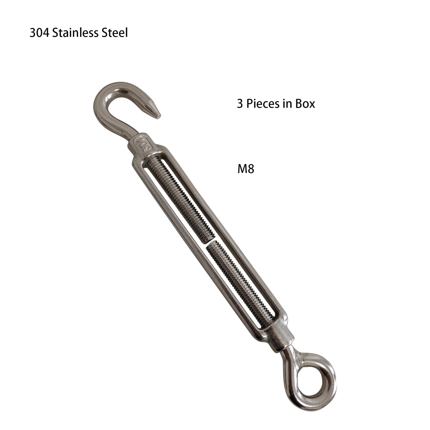 TooTaci M6 Spannschloss Set – 10 Stück Edelstahl Produktbild-Vorschau 2