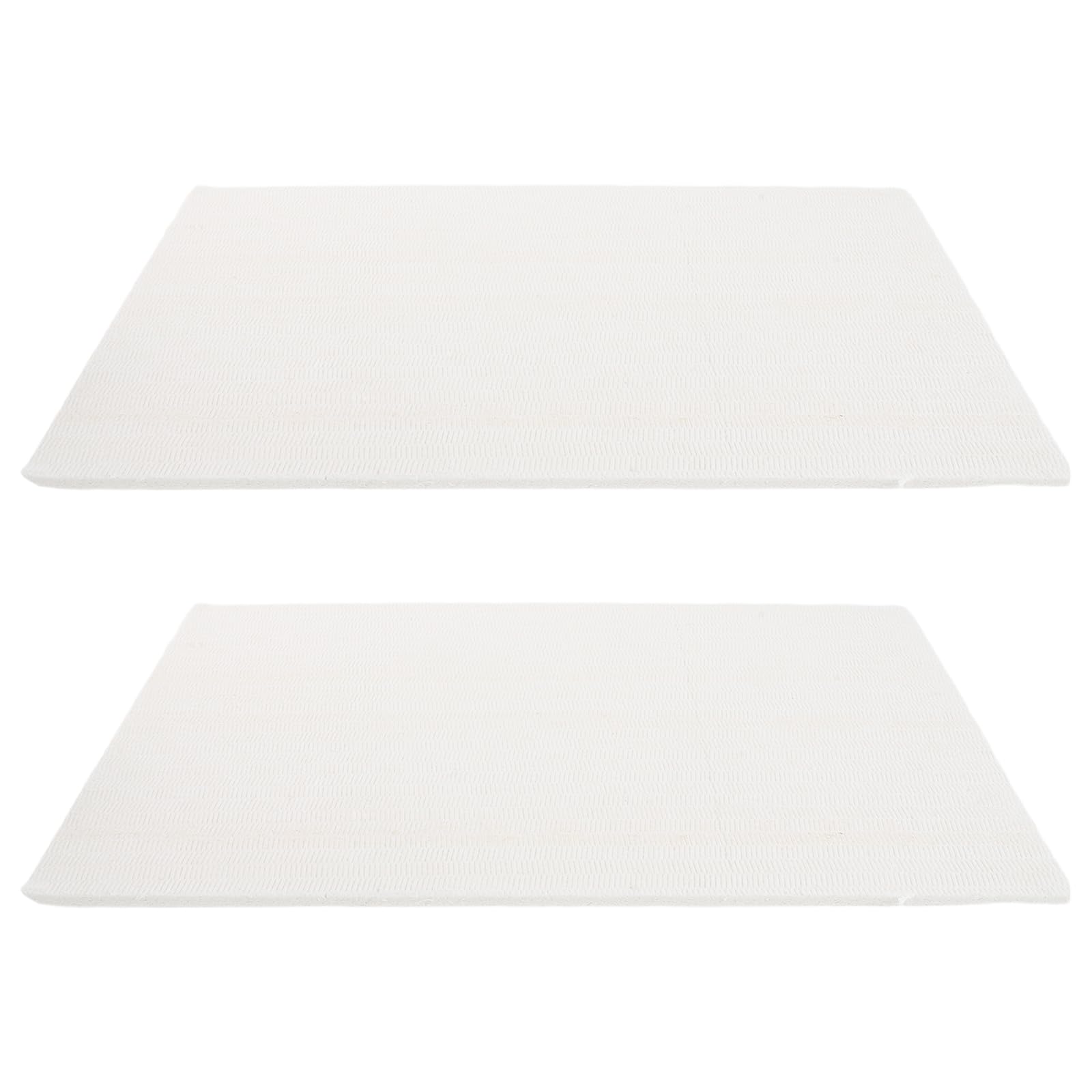 Panneau Isolant Thermique en Fibre Céramique Blanc, Résistant à Haute Température, Contrôle Stable pour Poêle à Granulés et Cuisines Commerciales, Lot de 2pcs