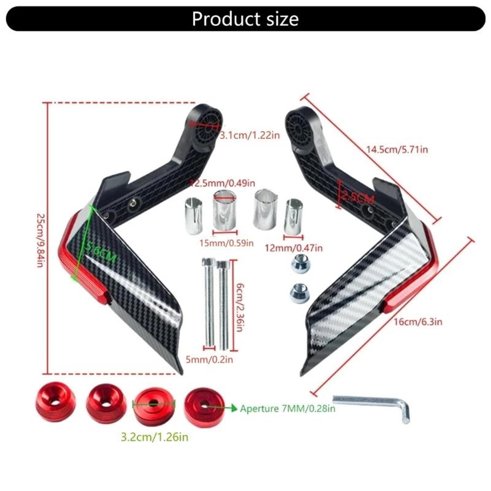 Protectores Manos Universales Manijas Motocicletas Protector Mano Moto | Protectores de mano para mango de motocicleta, Protector de viento, decoración de barra de cepillo Universal