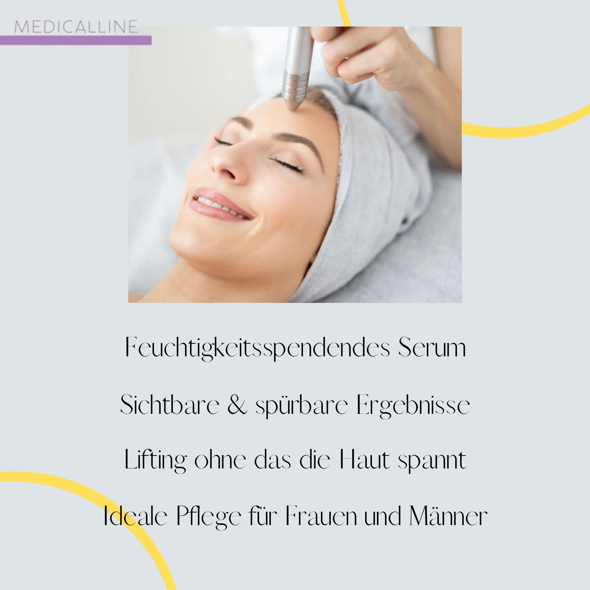 Lifting Serum vegan Botulin Toxin – Supreme Skin Gel | Anti-Falten Serum mit Hyaluronsäure und AHP-8 | Reduziert Falten | Spendet Feuchtigkeit | mindert die Gesichtsmuskel Kontraktion