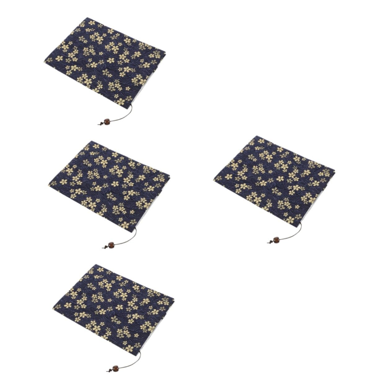 NUOBESTY 4piezas Funda De Reutilizable Diseño Retro Cubierta Para Protección Contra Manchas y Suciedad Para Cuadernos y