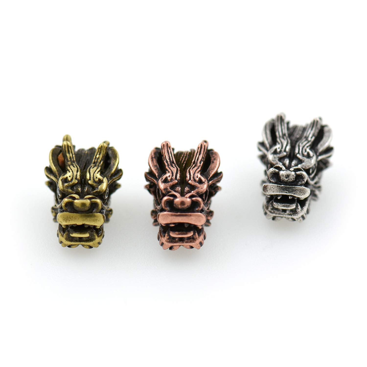 Atyao 4 Couleurs Vintage Alliage Cheveux Barbe Perle Bijoux De Dreadlock De Cheveux 48 Pièces